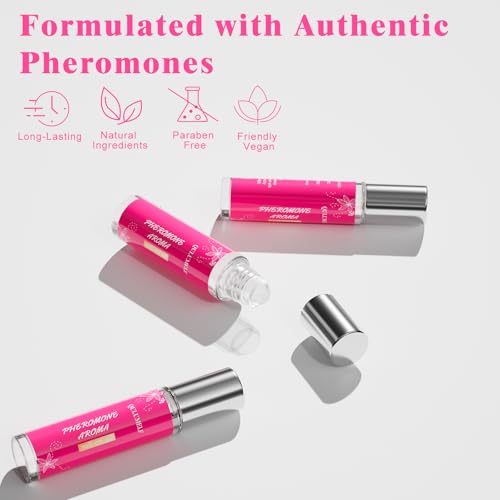Pheromone Perfume for Women Cologne Attract Men
| Long Lasting Women's Pheromone Perfume Roller Ball
| Portable and Fru